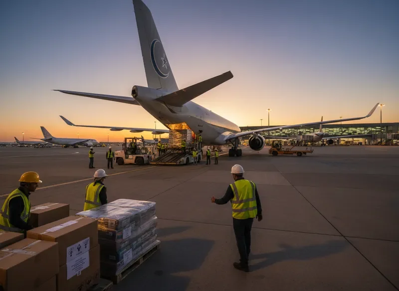 טעינת משלוחי סיוע באמריקה הלטינית
